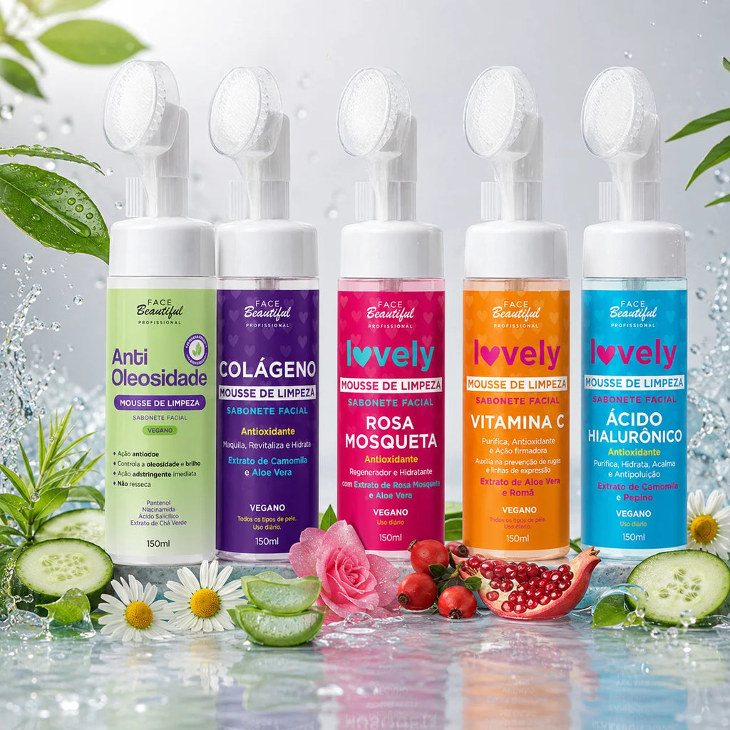 Mousse de Limpeza Facial E Demaquilante