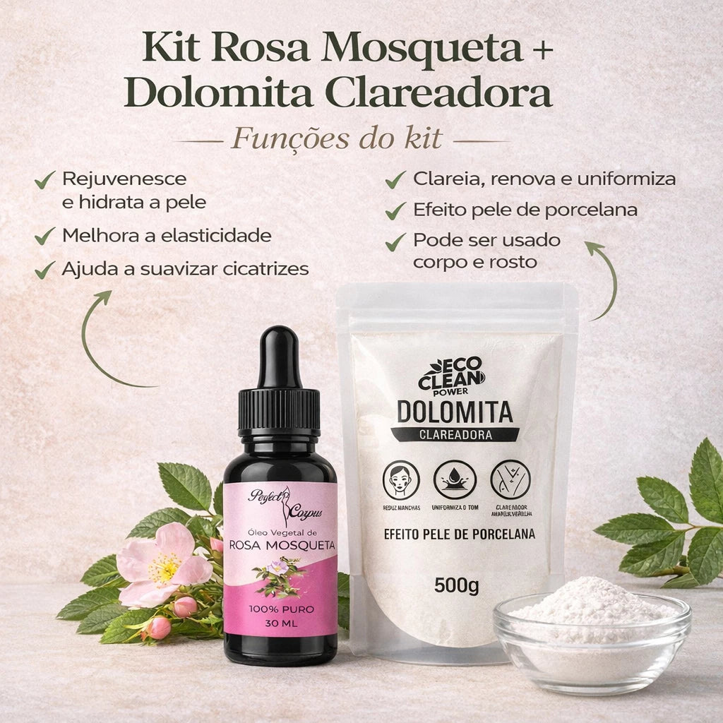 Kit Rosa Mosqueta & Dolomita