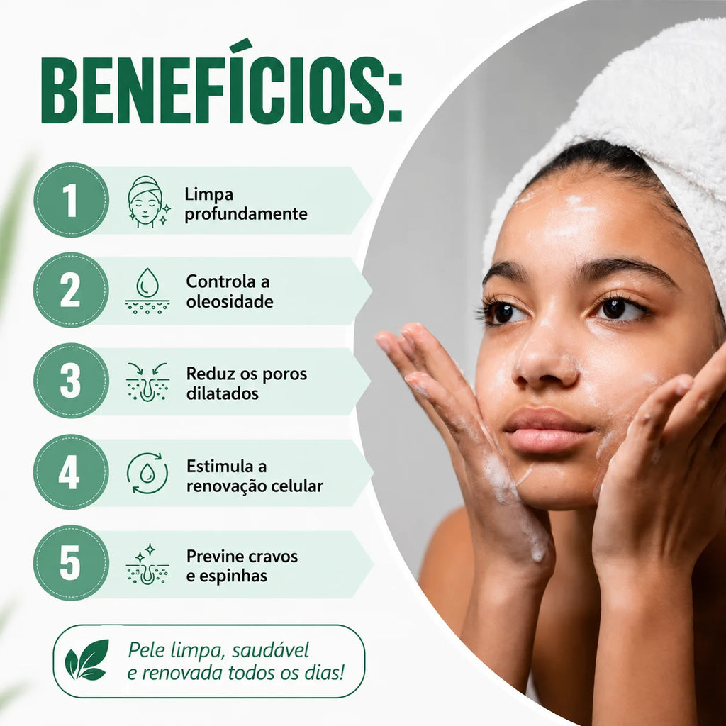 Gel Limpeza Facial Antiacne