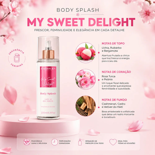 Body Splash Feminino My Sweet Delight – 200ml
