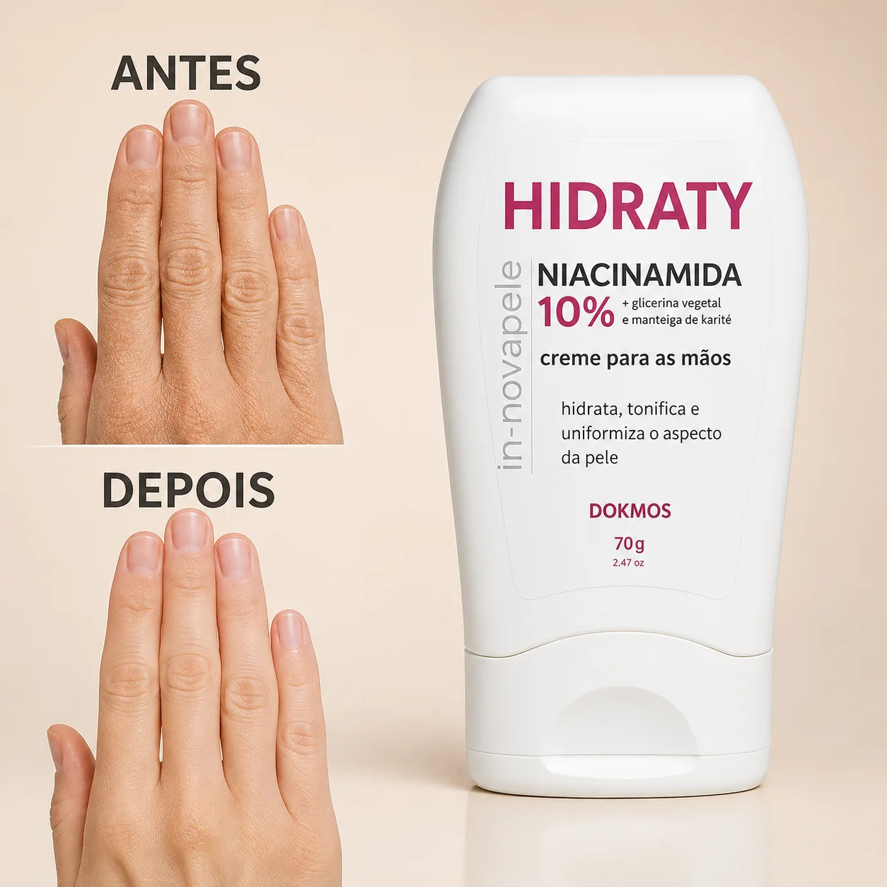 Creme de Renovação e Hidratação para Mãos