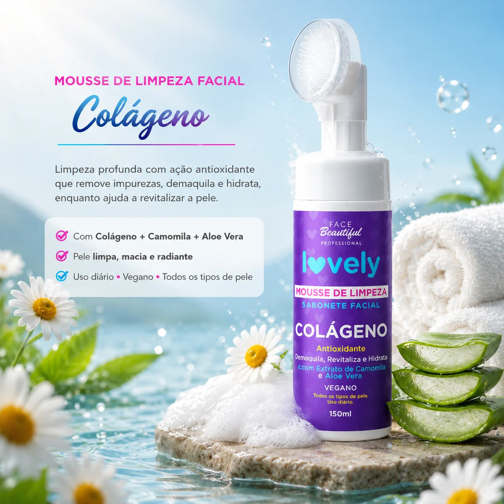 Mousse de Limpeza Facial E Demaquilante