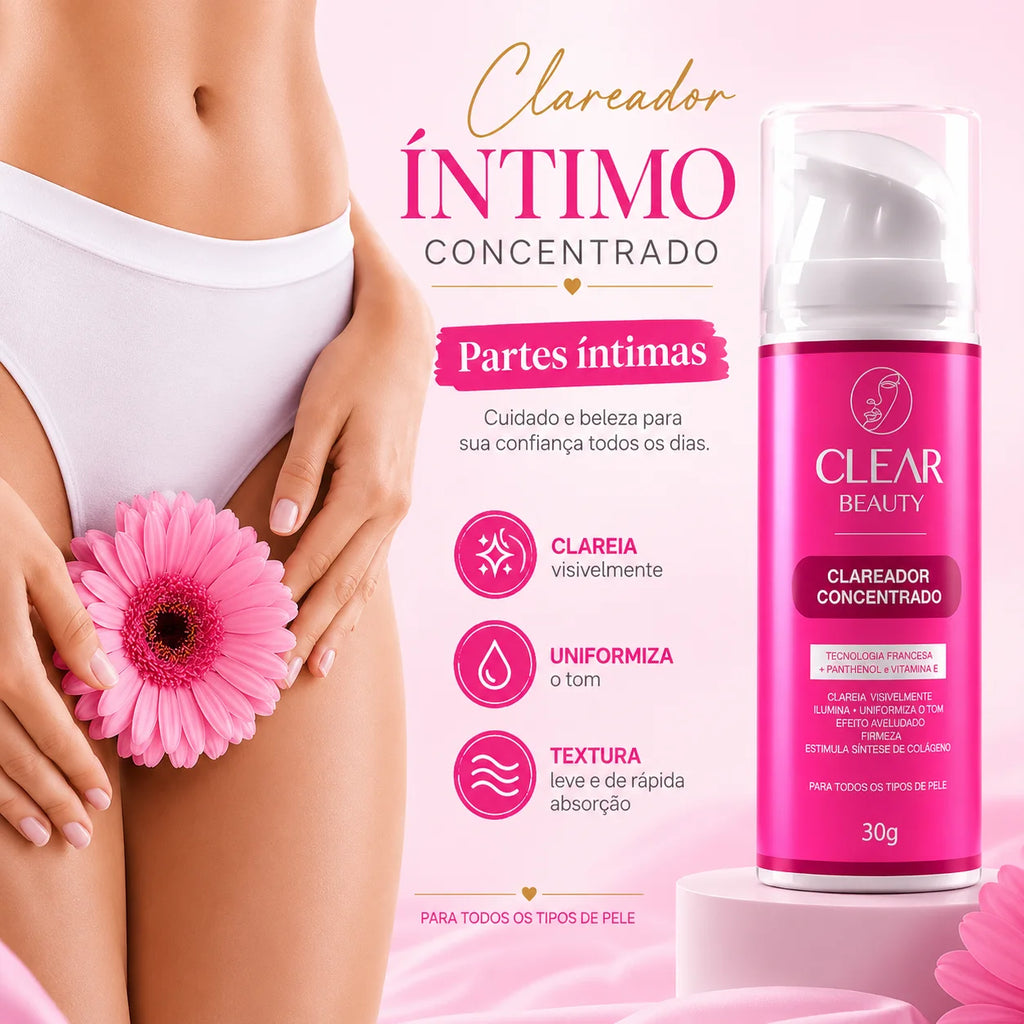 Creme Clareador de Áreas Sensíveis