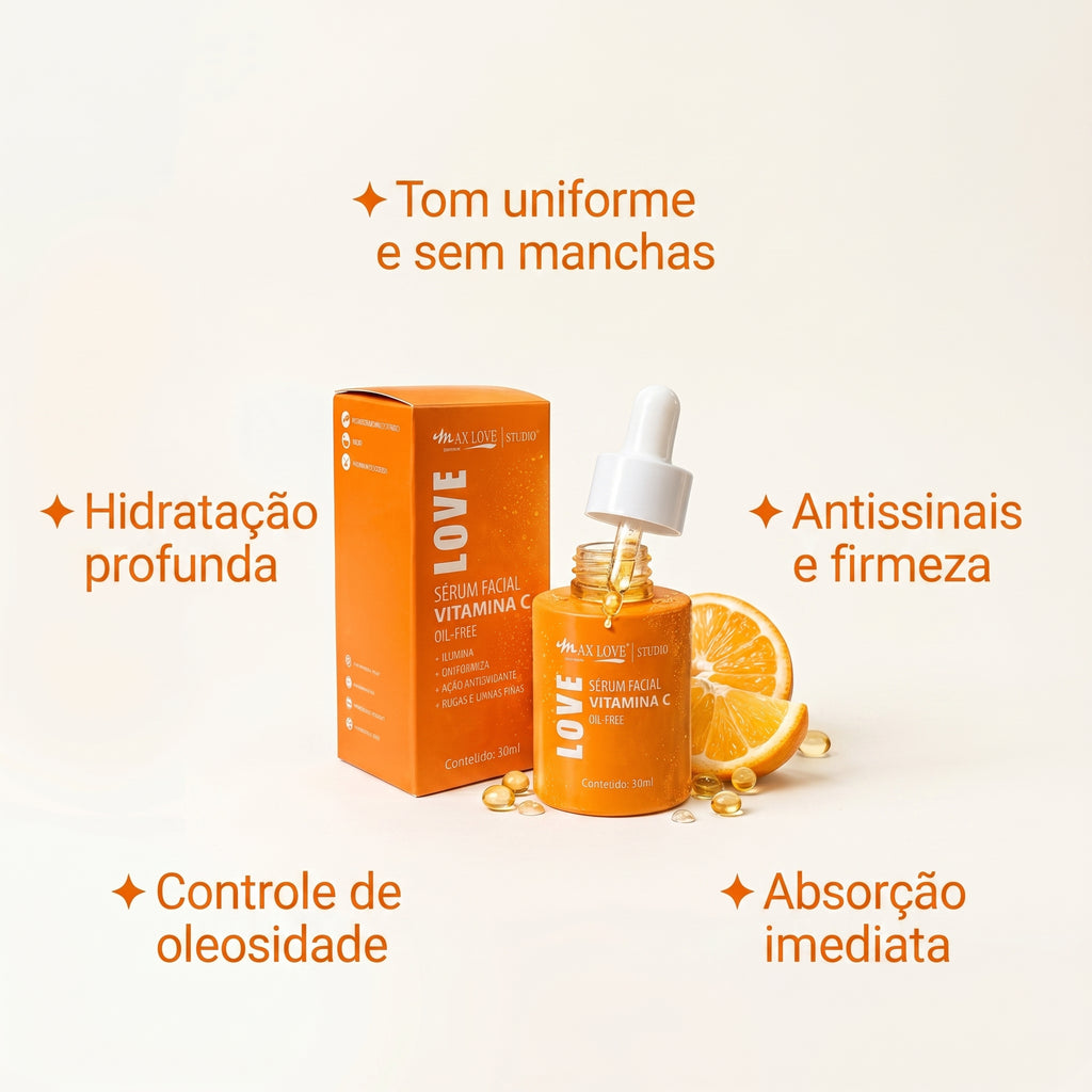 Sérum Facial Vitamina C (30ml) — Brilho Real, Resultado Visível