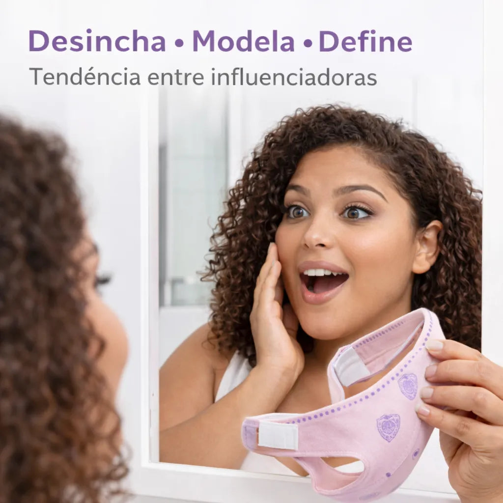 Bandagem Facial Modeladora – Afina o Rosto e Reduz Papada