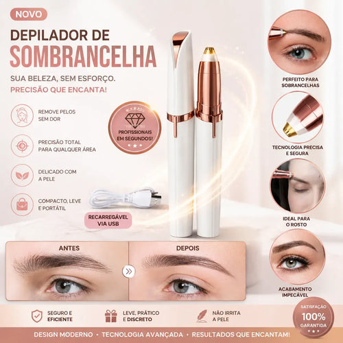 Caneta Depiladora Recarregável