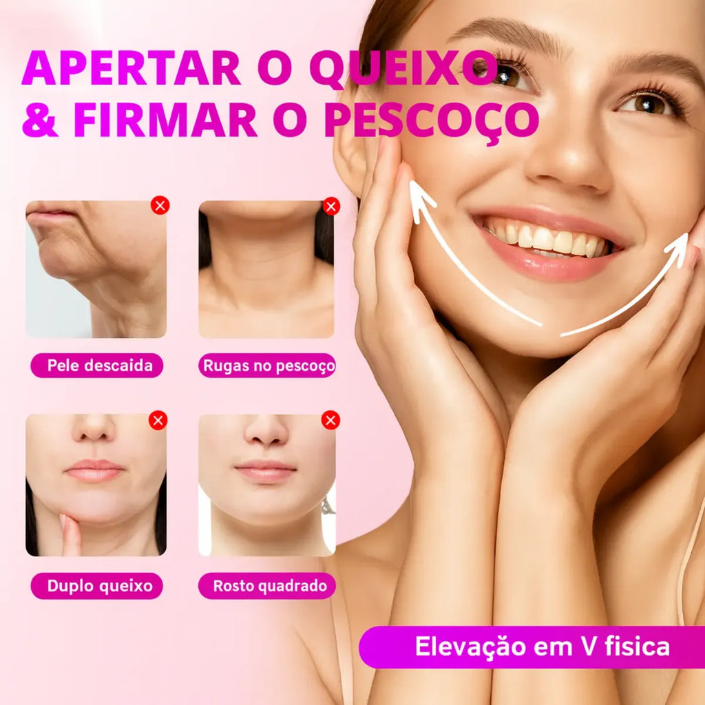 Bandagem Facial Modeladora – Afina o Rosto e Reduz Papada