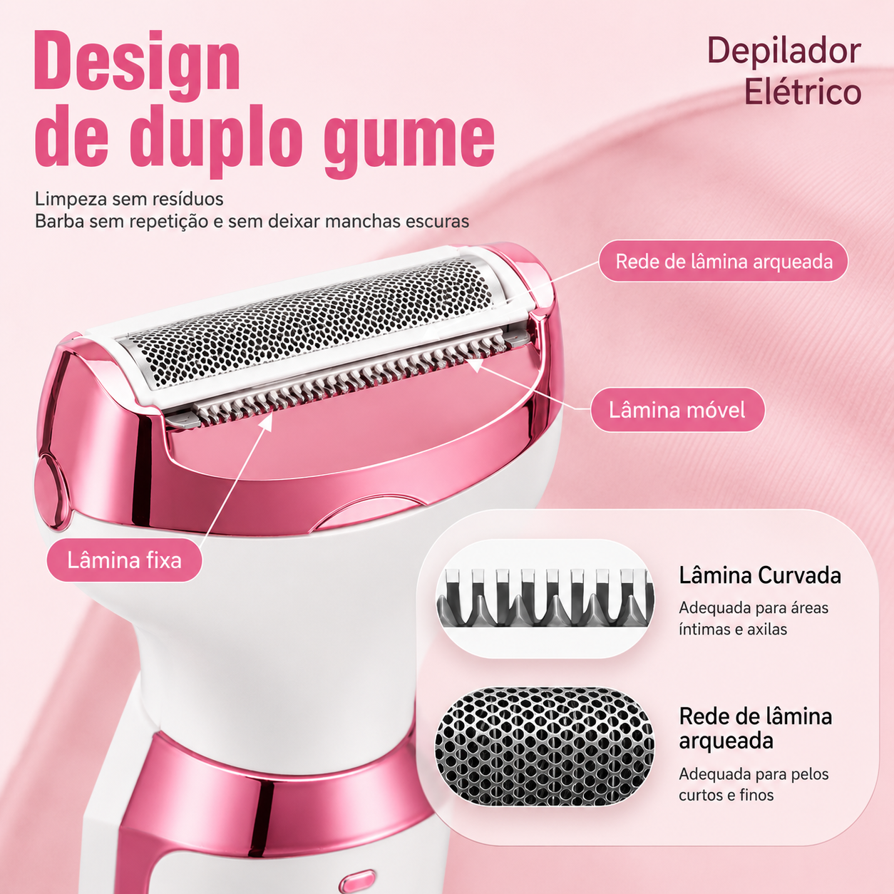 Depilador Elétrico DermoSuave