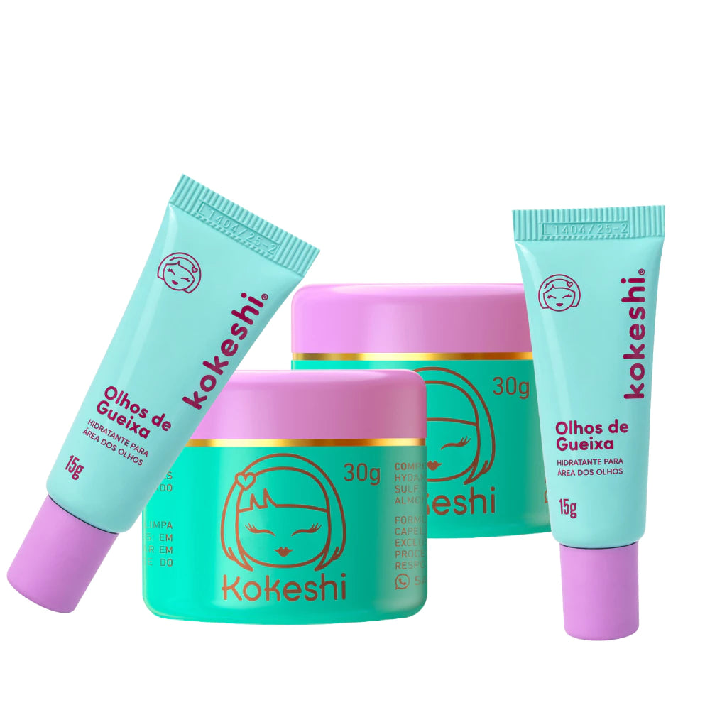 Kit Facial Kokeshi Anti-Idade e Hidratação Intensiva