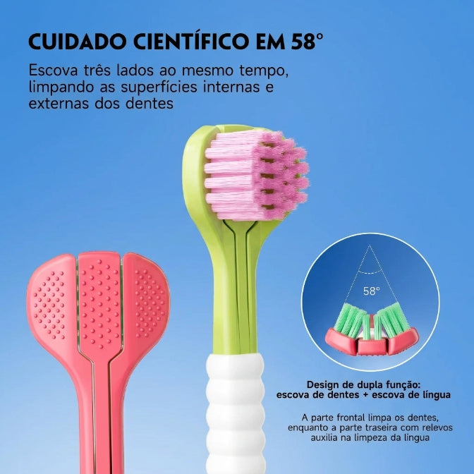 UltraClean - Kit 2 Escovas Dentais 360°