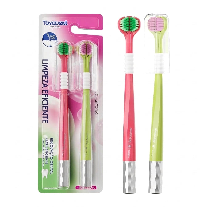 UltraClean - Kit 2 Escovas Dentais 360°