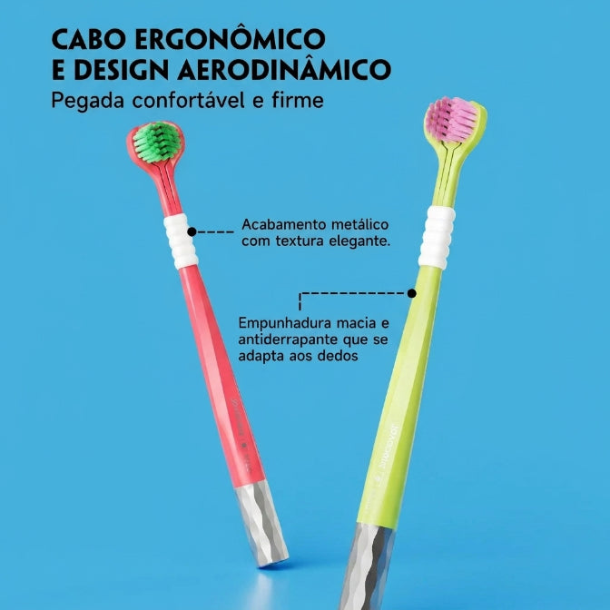 UltraClean - Kit 2 Escovas Dentais 360°