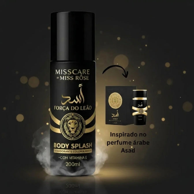 Body Splash Árabe Masculino Força do Leão 200ml