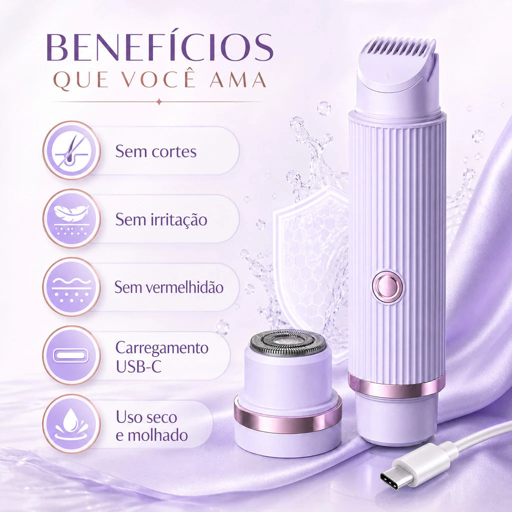 Delicatto - Depilador Elétrico Recarregável