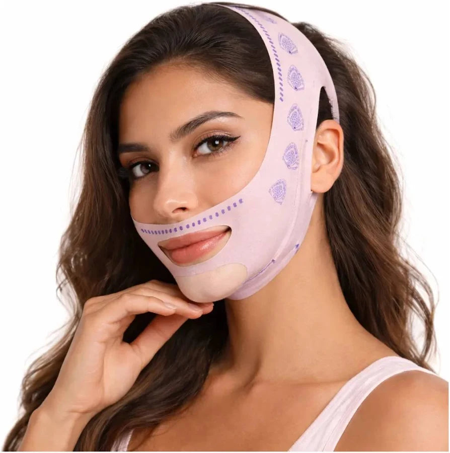 Bandagem Facial Modeladora – Afina o Rosto e Reduz Papada